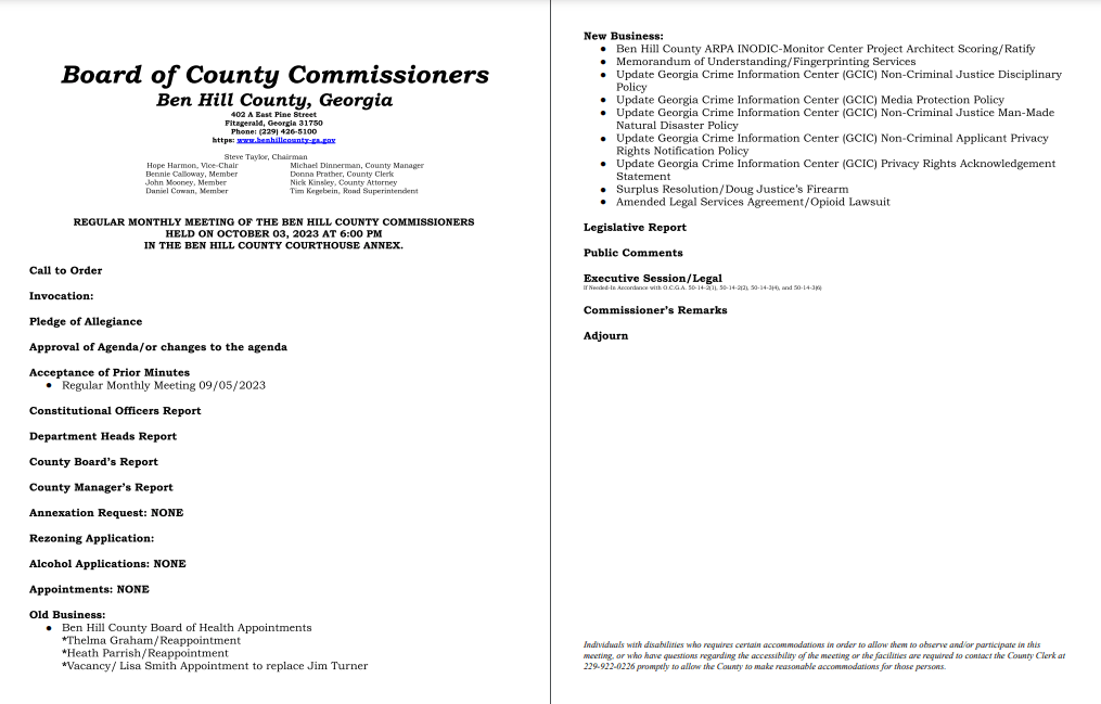 County Commission Agenda - PDF Free Download