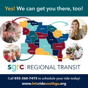 SGRC Regional Transit Map
